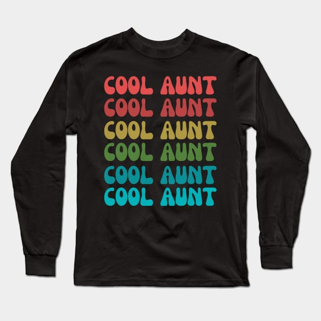 Cool aunt gift for aunt, new aunt gift, gift for her 2022 Long Sleeve T-Shirt by Maroon55